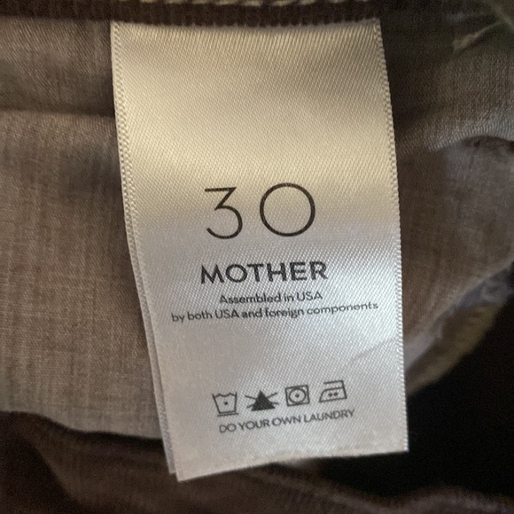 Mother denim the hustler ankle Fray corduroys in hopscotch size 30 - Picture 5 of 6